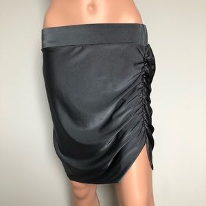 Thayer Shiny Gray Skirt